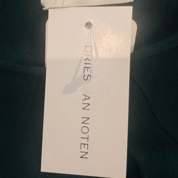 green button down cardigan sweater - Picture 6 of 7